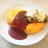 チキン南蛮＆ケチャップオムライス（洋食 夢たまご）