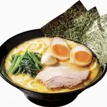 塩味玉ラーメン Salt Ramen Topped with Flavored Egg（横浜家系ラーメン 天来家）