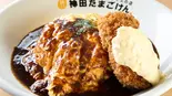 オム＆カニクリームコロッケ Omelette Rice ＆ Crab cream croquette（ふわとろオムライスの店 下高井戸たまごけん）