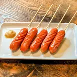 串焼きソーセージ(ポーク)(もつ焼き 大阪屋)