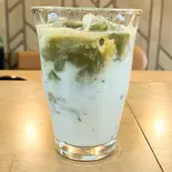 アイス加賀棒茶ラテ(cafe ふぅ)