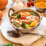 野菜カレー Vegetables Curry（インド料理レストランSURAJ西田辺店）