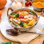 野菜カレー Vegetables Curry（インド料理レストランSURAJ長居店）