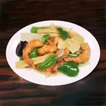 エビとピーマンのうま煮（珉珉 三宮店）
