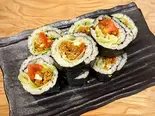 【ピリ辛エスニック風】食欲そそる！ -うま辛い！タコライスキンパ-（至福のキンパ）