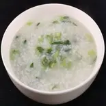 青菜おかゆ(中華料理錦楽軒)
