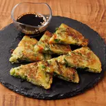 自家製チヂミKorean pancake（THAIND(タインド)|ガパオ・タイ料理＆本格インドカレー）