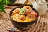鶏からとじ丼（絶品ラー油つけそば 侍空 蕨中央）