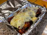 ヤンニョム唐揚げにチーズ(地鶏食堂じん.日赤通り)