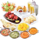 Family 4 People Set(If you order 2 set together, you will get 1 plain nan)(yabin鷺沼駅前店 (ダルタドカ カレー半額 ¥940—>¥470))