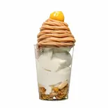 【CUP ICE】栗モンブランアイス(ミルクベース)(カワバタアイススタンド #昼アイス #夜アイス)