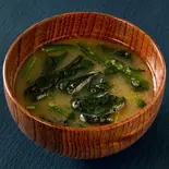 ほうれん草の味噌汁 Spinach Miso Soup（ネギトロ＆海鮮ユッケ丼 ととたま 西新井店）