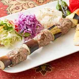 ナスと牛肉の串焼きセットEggplant&Beef Shish Kebab set(BBQサラダ★TADIM★Power Salad Shop)
