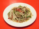 牛肉と玉葱の黒コショー炒め（中国食府双龍居 天満駅前店）