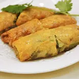 海老の湯葉巻き 鲜虾腐皮卷(香港飲茶 本格中華 望水楼)
