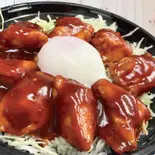 ヤンニョム温玉丼（ジョニーのからあげ川西店）