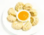野菜モモ 8個(veg steam momo)（オムレストラン）