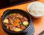 土鍋スペアリブ煮込み定食(黄燜排骨飯)（楊銘宇 黄燜鶏米飯 御徒町店）