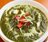 Sag mutton curry ほうれん草マトンカレー（インドダイニングアリア）