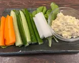 野菜スティック(いぶりがっこタルタルソース添)（いざかや 陸）