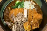 鶏天牛肉カツカレーうどん(醤屋万吉のうどん)