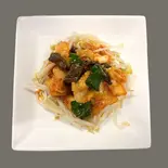 牛もつキムチ炒め Stir-fried beef tripe with kimchi(中国料理 みんらく)
