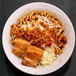 ブタマシガチ濃いまぜそば More Pork Very Thick Mazesoba Noodles（ガチで濃いヤツ）