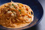 海老のトマトクリームパスタ(TM's DINER)