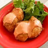 ライスコロッケトマトクリーム（イタリアンレストラン トリコローレ）