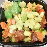 バラアボカド丼（武蔵 丼丸 市が尾店）