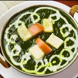 ほうれん草とチ-ズカレー palak panir curry（インド料理＆バー サッカール）