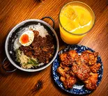 5 中華風テリヤキチキン+ルーローハン+選べるドリンクセット(はらぺこ飯店)