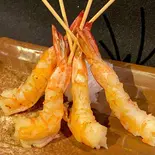 エビ串（もんじゃ 鉄板お好み焼き のだ）