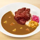 ポークロックカレー Pork Curry Rice w/ Tender Pork Chunks(すき家 福岡舞鶴店)