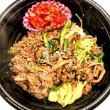 ブルコギ丼(韓国家庭料理店 ぽちゃぽちゃ)