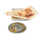 ハリヤリケバブマサラ・ギーナンセット(Hariyari Kebab Masala・Ghee Nan Set)（インドレストラン＆バー ディヤ）