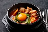 鶏ももスンドゥブ（韓国カルビ丼とスンドゥブ 洞山 西新店）