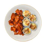 サクサクいなりキンパとダッカンジョンのセットCOMBO（삼청당三青堂 韓国プレミアムキンパ専門店）