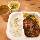 ハンバーグセット180グラム（メーメのイタめし家）