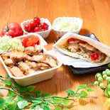 チキンケバブボウル＆チキンサンドMサイズ セット（おかわり(ハラル)ケバブボウル＆サンド緑が丘店）