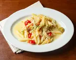 鶏挽き肉とナンコツのオイルソース（Festa Piazza）