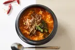ユッケジャンスープ Yukgaejang Soup(玄米ビビンバ 韓美菜(ハンヤチェ) 住吉店)