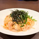 キノコ明太パスタ(KOBE BAR&RESTAURANT Voice)
