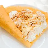 【NEW】シナモン練乳シロップホイップクリーム Cinnamon Condensed Milk Syrup ＆ Fresh Cream（クレープアリサ東京 酵素クレープ専門店）