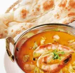 海老カレー Prawn Curry（インドネパールレストランNEW POKHARA）