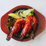 タンドリーエビ Tandoori Prawn 2P(インド・ネパール料理NAMASTE PUJA)