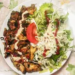 サラダ肉/nikuSarada（ROYAL KEBAB NAN CURRY）