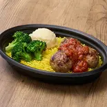 肉汁ミートボールライス(トマトソース) Meatball Rice(【気分の上がるお弁当】AGARUKE LAB. by FOOD RECORDS 糀谷)