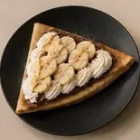 ヌテラバナナWクリーム（RIZ CAFE CREPE RIZ 大名店）