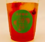 エディブルフラワー和紅茶【ICE】（ネオ喫茶 薄荷(ミント)）